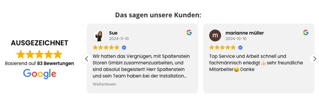 storenfirma luzern beste bewertung google